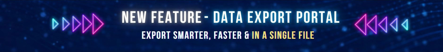 New Feature - Data Export Portal